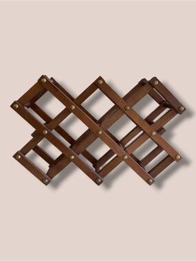MCM Solid Wood Collapsible Wine Rack